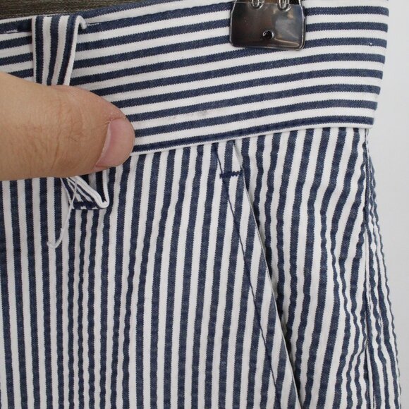 Malbon Golf x Nike Pant Mens 30 Dri-FIT UV Chino Striped Straight Leg Mid Rise - Picture 4 of 15